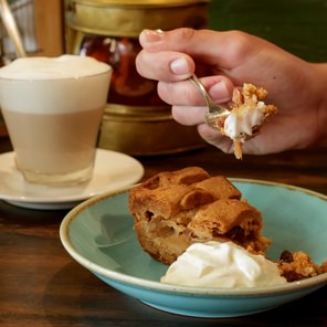 Koffie en appelgebak