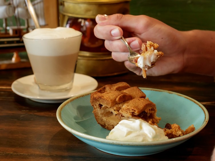 Koffie en appelgebak